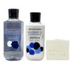Bath & Body Works Wildberry & Chamomile Shower Gel and Body Lotion Bundle with a Natural Oats Bar Soap - Full Size