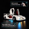 Kyglaring LED Lighting Kit, Compatible with leg0 10337 Lamborghini Countach 5000 Quattrovalvole Model,leg0 Sets Not Included!(RC Version)