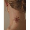 10 Sheets Henna Tattoo Kit, Henna Tattoo Stickers for Women Wedding Party Decorations (Henna Tattoos) 646