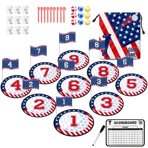 teytoy Backyard Golf Game for Family,Adults,Kids,Toddler Golf Set Practice Game Indoor Outdoor Toys for Party Play Lawn, Park, Beach, Yard,Portable Golf Gifts Sports Toys
