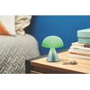 Lexon Mina M Mushroom Lamp - Portable Bedside Light for Bedrooms, Kids & Nursery - 9 LED Color Rechargeable Table Lamp with 24h Light & Dimmer, Medium - Mint