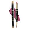 KUNSHNBEI Violet Lip Liner and Lipstick Set Kit, Long Lasting color 2 in 1 Lipstick with Lip Liner Pencil Combo, Lipliner Pencil, Waterproof 24 Hour lipstick with lip liner