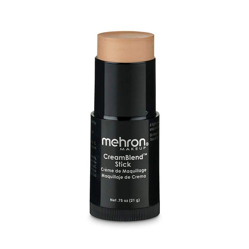 Mehron Makeup CreamBlend Stick | Face Paint, Body Paint, & Foundation Cream Makeup| Body Paint Stick .75 oz (21 g) (Light 4)