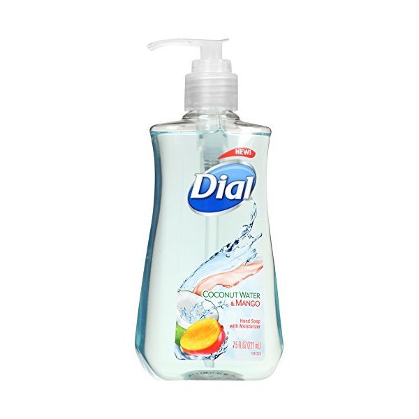 Dial Coconut Water and Mango Hand Soap with Moisturizer 7.5 Fl Oz (pack of 2)