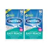 DenTek Complete Clean Easy Reach Floss Picks, Advanced Fluoride Coating, Mouthwash Blast Flavor, 75 ct. (Pack of 2)