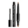 NYX PROFESSIONAL MAKEUP 3-In-1 Brow Pencil, Eyebrow Pencil - Caramel