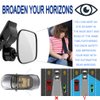Automotive Interior Rearview Baby Mirror - Car Small Clip-On Adjustable Facing Back Rear View Seat Convex Mirror Clip on Car or Truck Sun Visor