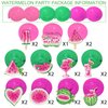 Pajean 51 Pieces One in a Melon Hanging Swirl Decorations Watermelon Birthday Party Decorations Pink Sweet Watermelon Party Supplies for Girls Hole in One Birthday Party, Baby Shower