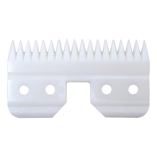 2024 Upgraded White Ceramic Blades Replacement Blades for Oster Fast Feed Clipper A5 Grooming Clippers Movable Blade