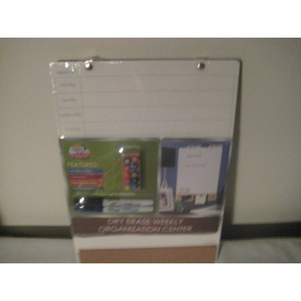 Dry Erase Weekly Organization with a Bulletin Board