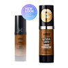 Kiss New York Professional Liquid Foundation - Lightweight and Hydrating Formula, Natural Finish, Control Shine, Cover Pores, Medium to Full Coverage, Green Tea Extract (Warm Coconut)