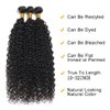 Vallbest Wet and Wavy Human Hair Weave Bundles with Lace Closure Brazilian Human Hair Water Wave 3 Bundles with Lace Closure (14 16 18+12 Inch) 100% Unprocessed Brazilian Short Wavy Hair Extensions