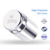 QP Calibration Weights, 200 Gram OIML Class M1 High Precision Scale Weights, Stainless Steel Gram Weights, Chrome Finish, Scale Calibration Weights for Digital Scale, Kitchen Scale, Pocket Scale