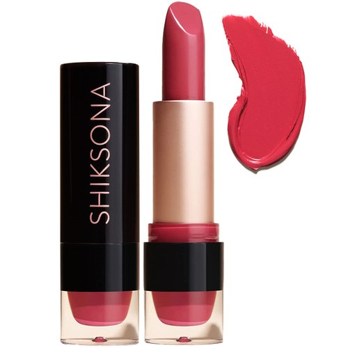 ShikSona Full Coverage Matte Lipstick | Vegan, Gluten Free, Paraben Free, Cruelty Free, Creamy Li...