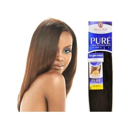 MilkyWay Human Hair Weave Pure Yaki [12"] #2