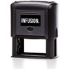 Infusion Self-Inking Custom Rubber Stamp (Personal or Business Use) - Choose from 16 Colors (1-1/2" x 3")
