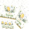 Baby Brewing Shower Decorations-3pcs A Baby is Brewing Tablecloth, Beer Feeding Bottle Baby Shower Table Covers for Boys Girls Baby Shower Party Gender Reveal Table Decorations