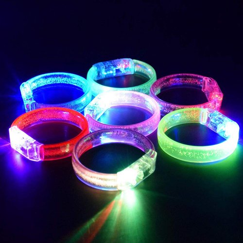 M.best 35pcs Glow Bracelets Glow in The Dark Party Supplies Bracelets Toys for Kids Birthday Halloween Christmas Party Favors