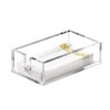 Napkin Holder, Acrylic Napkin Holder for Table, Guest Towel Holder, Napkin Holder, Napkins Dispenser for Bathroom Kitchen Dining Table Party Hotel Restaurant decor(8.7 x 5.1 x 2.5inch)
