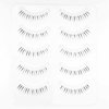 DAODER False Eyelashes Bottom Lashes Natural Look Wispy Clear Band Lower Lash Extension Soft Invisible Under Eyelashes 6mm 5Pairs (Bottom Lashes Daring)