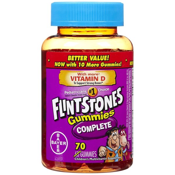 Flintstones Gummies, Complete, 70 gummies (Pack of 3)