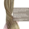 Sunny Highlights Weft Hair Extensions Real Human Hair Light Brown Blonde Sew in Extensions Straight Human Hair Extensions Weft Highlights Sew in Hair Extensions Real Human Hair Bundle 16in 100g