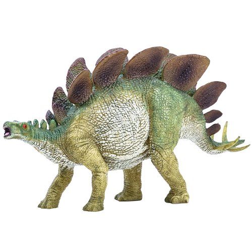 Gemini&Genius Stegosaurus Dinosaur Toy Figure for Kids, Dinosaurs Action Figurine Dino Collection Dinosaur Model Toys for Boys and Girls 4-12 Years Old（Green）