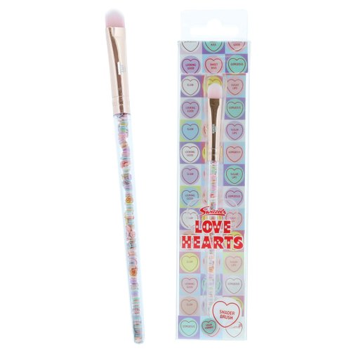 Love Hearts Vegan Friendly, Baby Pink Eye Shadow Brush - Filled