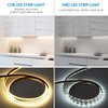 PAUTIX COB LED Strip Light 2700K, 24ft/7.5m Dimmable 3780LEDs DC24V Warm White LED Strip Light,High Lumen Tape Light with RF Remote Timer Function and 48W Power Supply for Home DIY Lighting Project