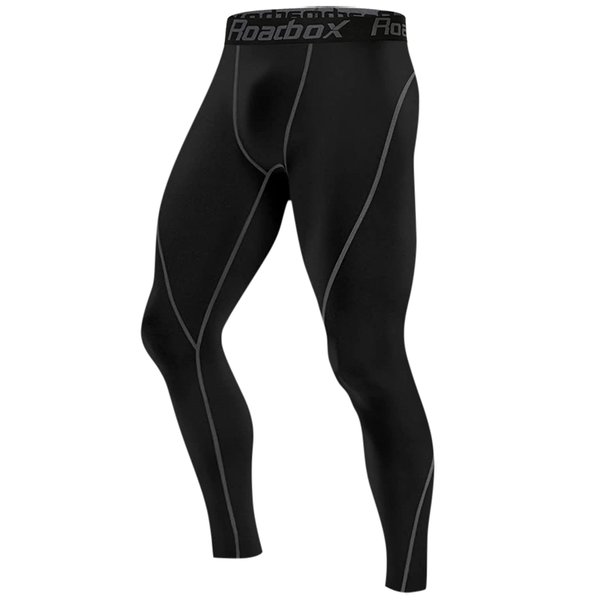 Roadbox Compression Pants Men Cooling Dry Base Layer Bottoms Outdoor Sports Cycling Tights Leggings for Basketball Football Running