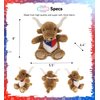 DolliBu Plush Texas Longhorn Stuffed Animal - Soft Plush Huggable Texas Longhorn Plush, Adorable Playtime Plush Toy, Cute Wild Life Cuddle Gifts for Kids & Adults - 8 Inches