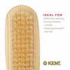 Kent NB3 Natural Bristle Fingernail Brush and Hand Scrub Brush for Nails. Beechwood Finger Nail Brush to Clean Nails and Nail Scrubber Brush for Hands, Feet, Fingernails, and Toenails. Made in England