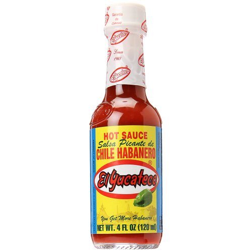 El Yucateco Red Hot Sauce, 4 Fluid Ounce