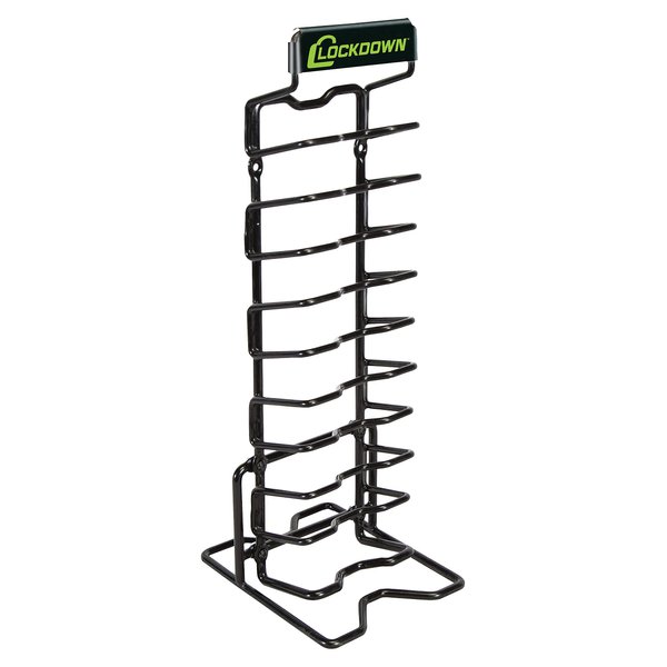 Lockdown Magazine Rack with Vinyl Coating and Steel Frame for Gun Vault Organization, Storage and Security
