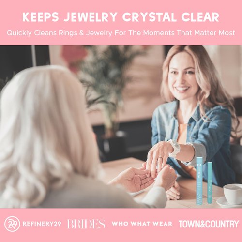 On-The-Go Ring and Jewelry Cleaning Pen - Crystal Clear Carats - Natural and Premium Shine Solution - Portable Travel Size Diamond and Gemstone Cleaner