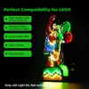 Rorliny LED Lighting Kit Compatible with Lego Super Mario World: Mario & Yoshi, Creative Light Set Compatible with Lego 71438 (No Lego Models)