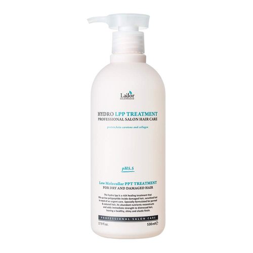 LA'DOR Hydro LPP Keratin Hair Treatment - Anti Frizz Conditioner Mask for Dry, Damaged, Color Treated, Gray Hair - Hydrolyzed Collagen (1. 17.9 Fl Oz)