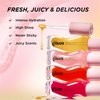 Gisou Honey Infused Hydrating Lip Oil, Nourishing Lip Moisturizer for Dry Lips, High Shine, Smooth Finish, Clear Pink Shimmer Shade, Fresh Watermelon Scent, Watermelon Sugar, 8ml
