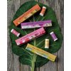 Mangiacotti Lip Balm Moisturizing Repair Sticks for Soft Lips Organic Beeswax Mini Balms, 3-Pack, Pomegranate
