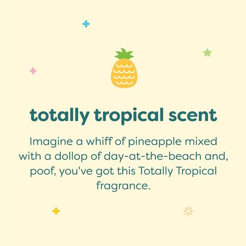 Babyganics SPF 50 Kids Mineral Sunscreen Roller Ball, Totally Tropical | UVA UVB Protection | Octinoxate & Oxybenzone Free | Water Resistant | 2 Pack (3 ounce)