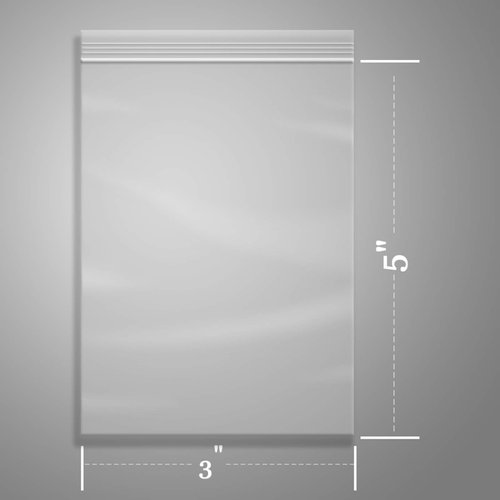 iMailer - 1000 Pcs - 3" x 5" Clear Small Cellophane Bags - Self Sealing Cello Plastic Bags for Bakery, Cookies, Photo, Jewelry, Party Favors