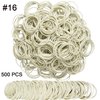 AMUU Rubber Bands size16 white 500pcs #16 Small Rubber Band for office supplies Money School Home Elastic Band 38mm Rubber Bands