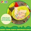 JOYIN Construction Hard Hats, 24 Pcs Toy Plastic Kids Party Hats, Yellow, for Children Construction Birthday Party, Building Theme Party Favors