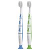 Colgate Zero Kids Toothbrush with Extra Soft Bristles and Suction Cup Holder, BPA Free - 2 Count