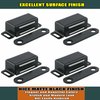 Alise Cabinet Magnetic Catch,Door Catch with Strong Magnetic for Cabinet,Closet Doors Catches Closer Latches Hardware,Stainless Steel Catches for Cupboard Drawer Kitchen Wardrobe,Black(Pack of 4)