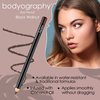 Bodyography Cream Eye Pencil (Black Walnut): Dark Brown Salon Wooden Waterproof Makeup Pencil w/ Coconut Oil | Long-Wearing, Cruelty-Free, Gluten-Free, Paraben-Free