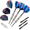 Viper by GLD Products Sidewinder 80% Tungsten Steel Tip Darts, 23 Grams,Black,23-1803-23