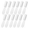 SQULIGT 12Pcs Nail Brush for Cleaning Fingernails, Handle Grip Cleaning Brush for Nail and Toenail, Nail Dust Brush Manicure Pedicure Tools Scrubbing Brush Women Men Home Salon(White)