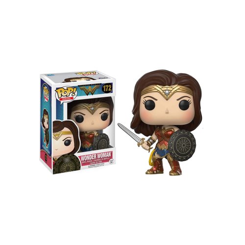 Funko POP Movies DC Wonder Woman Movie Wonder Woman Action Figure, Multicolor, Standard