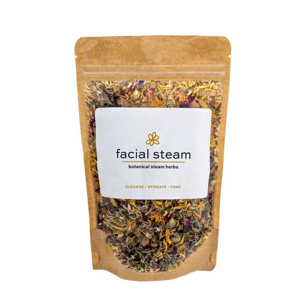 Botanical Facial Steam | 8 Steams | Organic Skin Care | All Skin Types | Cleanse, Hydrate, Tone | USDA Organic Herbs | Wildflower Wellness